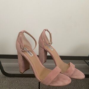 Steve Madden Blush Pink Block Heels